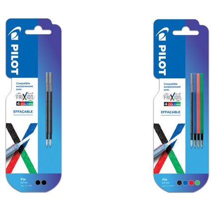 PILOT Ersatzmine FRIXION 4 COLORS, 2er Blister, blau