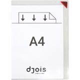 djois by tarifold magnet-tasche KANG easy clic, din A4, rot