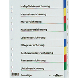DURABLE Kunststoff-Register, fr Versicherungen, A4, PP