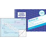 AVERY zweckform Formularbuch "Quittung", a6 quer, 2x50 Blatt