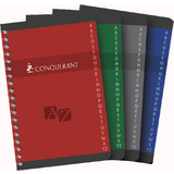 CONQUERANT sept Registerbuch - Doppelspirale, 110 x 170 mm