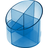 helit Multiköcher "the cross", 4 Fächer, blau-transparent