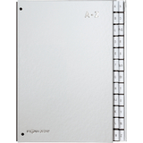 PAGNA pultordner Color, din A4, a - Z, 24 Fächer, silber