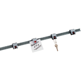 MAUL Rollenclip-Wandleiste, schwarz-grau, Lnge: 1.000mm