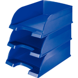 LEITZ briefablage Plus Jumbo, din A4, Polystyrol, blau
