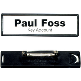 DURABLE namensschild Clip-Card, mit Plattennadel, 67 x 17 mm