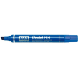 Pentel permanent-marker N60, blau, Keilpsitze