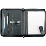 Alassio schreibmappe "MILANO", A4, Leder, schwarz