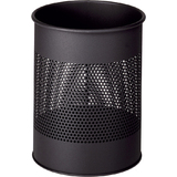 DURABLE papierkorb METALL, rund, 15 Liter, anthrazit