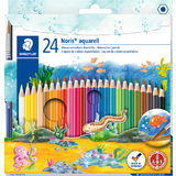 STAEDTLER aquarellstift Noris aquarell, 24er Kartonetui