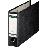 LEITZ Hartpappe-Ordner, 180 Grad, din A4 quer, 77 mm,schwarz