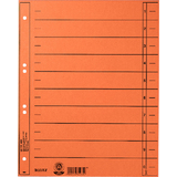 LEITZ Trennbltter, a4 berbreite, manilakarton 230g/qm