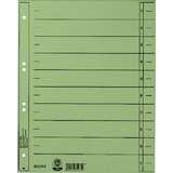 LEITZ Trennbltter, a4 berbreite, manilakarton 230g/qm,grn