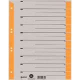LEITZ Trennbltter, a4 berbreite, kraftkarton 230g/qm