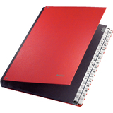 LEITZ Pultordner, A4, 1-31, 32 Fcher, Kunststoff, rot