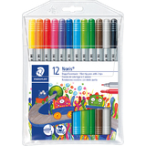 STAEDTLER doppel-fasermaler Noris, 12er Etui
