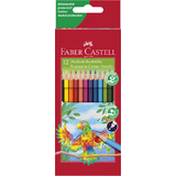 FABER-CASTELL Dreikant-Buntstifte, 12er Etui
