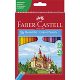 FABER-CASTELL hexagonal-buntstifte CASTLE, 36er Kartonetui