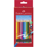 FABER-CASTELL buntstifte radierbar, 12er Kartonetui