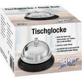 WEDO Tischglocke, signalglocke aus Metall, schwarzer Fuß