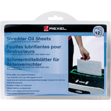 Rexel Schmiermittel-Bltter fr Aktenvernichter, 12 Blatt
