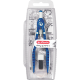 herlitz schnellverstellzirkel my.pen, blau / wei