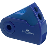 FABER-CASTELL doppelspitzdose SLEEVE, rot/blau