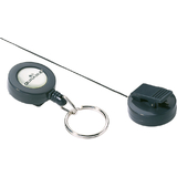 DURABLE ausweishalter mit Schlsselring, anthrazit