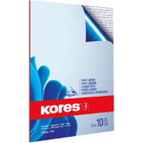 Kores Durchschreibepapier, din A4, blau, 10 Blatt
