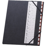 extendos pultordner 48.12, 12 Fcher, mit Eckspannergummi