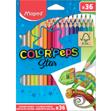 Maped dreikant-buntstift COLOR'PEPS Star, 36er Kartonetui
