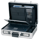 ALUMAXX Laptop-Attaché-Koffer "CARBON", Aluminium