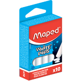 Maped wandtafelkreide WHITE'PEPS, rund, wei