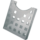 helit prospekthalter "the grid", a4 hoch, grau-transparent