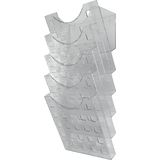 helit 5er wand-prospekthalter "the grid wall", din A4 hoch