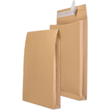 MAILmedia faltenversandtasche B4, ohne Fenster, braun