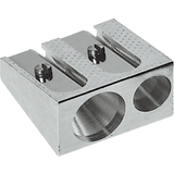 FABER-CASTELL doppel-spitzer aus Metall, silber