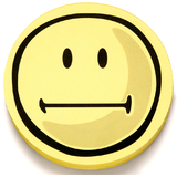 magnetoplan bewertungssymbole Smilies neutral, rund
