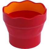 FABER-CASTELL wasserbecher CLIC & GO, rot