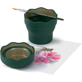 FABER-CASTELL wasserbecher CLIC & GO, dunkelgrn