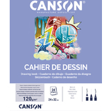 CANSON Zeichenheft, blanko, 125 g/qm, 240 x 320 mm
