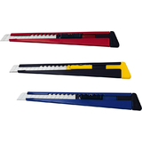 WEDO Metall-Cutter, Klinge: 9 mm, mit Clip, farbig sortiert