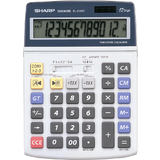 SHARP tischrechner EL-2125 C, Solar-/ Batteriebetrieb