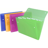 Rexel Fchermappe ICE, din A4, 6 Fcher, PP, farbig sortiert