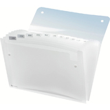 Rexel Fchermappe ICE, din A4, 13 Fcher, PP, glasklar