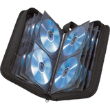 hama CD-/DVD-Tasche, Nylon, fr 104 CD's/DVD's, schwarz
