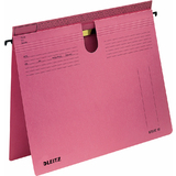 LEITZ serie 18 Hngehefter, manilakarton 250 g/qm, rot