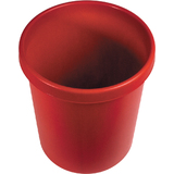 helit papierkorb "the german", 30 Liter, PE, rot