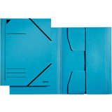 LEITZ Eckspannermappe, din A4, karton 320 g/qm, blau