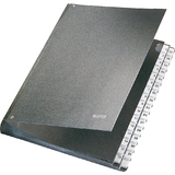 LEITZ Pultordner, A4, 1-31, 32 Fächer, Hartpappe, schwarz